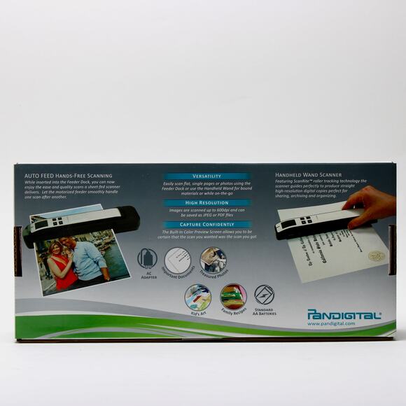 Pandigital Handheld Wand Scanner w/ Feeder Dock - NEW - Picture 4 of 4